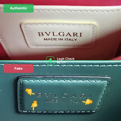 bvlgari fake vs real bag|7 Ways to Spot FAKE Bulgari/Bvlgari Bags (2024) .